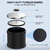 Rock Tumbler Kit Barrel Rock Tumbler for Adults Kids Rock Polisher Tumbler Kit LCD Display 9-Speed Motor 9-Day Timer 0.55lb Rough Gemstones 4 Polishing Grits Complete STEM Science Hobby Kit view 2