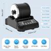 Rock Tumbler Kit Barrel Rock Tumbler for Adults Kids Rock Polisher Tumbler Kit LCD Display 9-Speed Motor 9-Day Timer 0.55lb Rough Gemstones 4 Polishing Grits Complete STEM Science Hobby Kit view 3