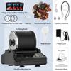 Rock Tumbler Kit Barrel Rock Tumbler for Adults Kids Rock Polisher Tumbler Kit LCD Display 9-Speed Motor 9-Day Timer 0.55lb Rough Gemstones 4 Polishing Grits Complete STEM Science Hobby Kit view 4