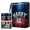 Custom Basketball Card Binder with Name & Number  Personalized Sports Trading Card Album  Collector Book for Kids, Teens, Boys  Gift for Players & Fans (Love Basketball) view 1