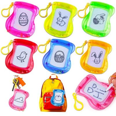24PCS Mini Magnetic Drawing Board Party Favors Bulk for Kids 4-8 8-12 Goodie Treat Bag Easter Basket Stuffers Classroom Treasure Chest Carnival Prizes Box Toys Pinata Fillers Birthday Return Gifts