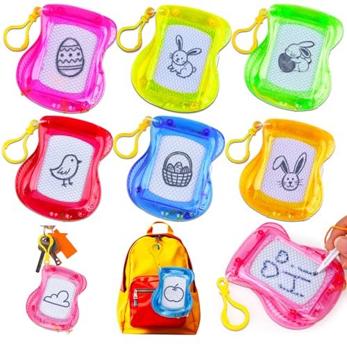 24PCS Mini Magnetic Drawing Board Party Favors Bulk for Kids 4-8 8-12 Goodie Treat Bag Easter Basket Stuffers Classroom Treasure Chest Carnival Prizes Box Toys Pinata Fillers Birthday Return Gifts