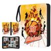 Custom Basketball Card Binder with Name & Number  Personalized Sports Trading Card Album  Collector Book for Kids, Teens, Boys  Gift for Players & Fans (Fire Basketball) view 1