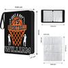 Personalized Basketball Card Binder with Name & Number  Sport Trading Card Album for Kids  Custom Sports Card Collector Book  Gifts for Boys, Teens, Players, Fans (Boy Loves Basketball) view 3