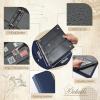 Lewtemi Stamp Collecting Albums Set Stamp Collection Book Include 20 Pages Album Binder Tweezer and Loop Magnifier Collecting Supplies for Collectors(Blue,1/2/3/4 Rows) view 3