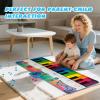 Costzon Floor Piano Mat for Kids & Toddlers, 6ft. Giant Piano Playmat Keyboard Dance Mat, 24 Keys, 8 Instrument Sounds, 10 Songs, Record & Playback, Adjustable Volume, Musical Toy Gift for Boys Girls view 4