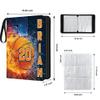 Custom Basketball Card Binder with Name & Number  Personalized Sports Trading Card Album  Collector Book for Kids, Teens, Boys  Gift for Players & Fans (Fire & Water Basketball) view 3