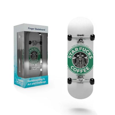 HTLNUZD 2025 New Professional Finger Skateboards - Fun Anti-Stress Sensory Mini Fingerboard Hobbies, Novelty Fidget Gifts for Stress Relief & Joy (Coffee)