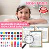 Kids Makeup Kit for Girl, 56PCS Safe and Washable Real Play Make Up Set, Beauty Vanity Set Cosmetic Case with Mirror, Princess Dress up Toys Birthday Gifts for Girls 3 4 5 6 7 8 9 10 11 12 Year Old view 3