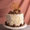 10 PCS Number for Cake Gold Large Acrylic Cake Numbers Topper 0-9 Numbers Mirrored Golden Picks DIY Cupcake Toppers with Number for Wedding Happy Birthday Shower Anniversary Party Supplies Decorations view 4