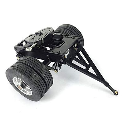 TOUCAN RC HOBBY US in Stock 1/14 LESU Metal Trailer 25.5 * 18.2 * 14CM for RC Tractor Truck Car DIY
