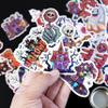100PCS Halloween Pumpkin Theme Stickers, Vinyl Eco-Friendly Spooky Stickers, Halloween Goodie Bag Stuffers, Party Favors Decorations. view 3