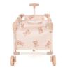 Roma Prams: Teddy Toy Wagon - Beige & Bear - Push & Pull Cart, Transport Dolls-Toys-Stuffed Animals, Storage Accessory, Folding, in-Outdoor, Kids 3+ view 4