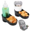 2Packs Child Car Seat Snack Tray/Cup Holder for Safety 1st EverFit & Grow and Go | Maxi-COSI Pria | Cosco All-in-One Car Seat, for Family, Dishwasher Safe, Black, Car Seat Accessory view 1