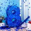 Halloscume Royal Blue Number Piata 16 Inch Blue Party Piata Decoration with Stick, Blindfold, and Confetti for Winter Birthday Graduation Celebrations Fiesta Milestone Events Game Party(Number 8) view 3