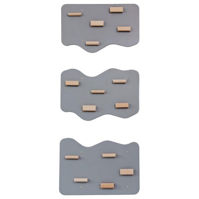 Wood And Hearts Rock Climber, Toddler Rock Wall, Indoor Rock Climbing Wall for Kids, Climbing Wall Panels for Kids, System Wall, Climbing Holds, Made in Ukraine (Stone Gray)