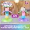 Gabby's Dollhouse Fairylandia, Kitty Fairy & Pandy Paws Flutter-riffic Fairy Rings 2-Pack with Display Stands, Kids Toys for Girls & Boys Ages 3 and Up view 2