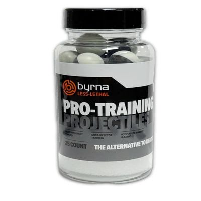 Byrna .61 Cal Pro-Training Projectiles (25 Count)