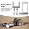 1/10 Scale Aluminum Hydraulic Steering Rod with Integrated Servo Mount for RC Off Road Model Cars, High Strength, Precise Control view 2