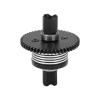 50T Center Differential Gear Set High Performance Aluminum Alloy Upgrade Part for ZD Racing 1/7 DBX07 EX07 RC Car Black Durable 130g view 1