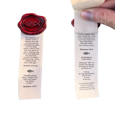 Seals of Eternal Purity - 40k inspired Christian purity seals (JESUS FISH)