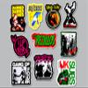 Punk Sticker Pack (10 Stickers) Set 30 Damned Buzzcocks Dead Los Angeles Wipers rezillos Blush Zeros UK subs Warhead Classic Rebellion Badge DIY Vintage Decal Underground Scene Music Loud Boys view 1