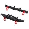 MIXVZARF RC Car Accessories for MN128 Metal Front and Rear Bumper with Tow Hook Set RC Crawler Car Tracked Vehicles Parts and Accessories Upgrades Replacement Use view 1