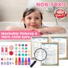 Kids Makeup Kit for Girl, 50PCS Safe and Washable Real Play Make Up Set, Beauty Vanity Set Cosmetic Case with Mirror, Princess Dress up Toys Birthday Gifts for Girls 4 5 6 7 8 9 10 11 12 Year Old view 3
