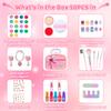 Kids Makeup Kit for Girl, 50PCS Safe and Washable Real Play Make Up Set, Beauty Vanity Set Cosmetic Case with Mirror, Princess Dress up Toys Birthday Gifts for Girls 4 5 6 7 8 9 10 11 12 Year Old view 4