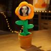 Dancing Talking Flower with Custom Face, Custom Flower Face, Sunflower Repeats Records Your Voice and Dance, Funny Personalized Plush Toy Gifts for Birthday Festival Back to Shcool view 4