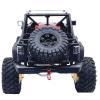 MIXVZARF RC Car Accessories for MJX H12Y 1/12 Metal Rear Bumper and Rear Crash Protection Tracked Vehicles Rc Car Parts and Accessories Upgrades and Replacements(Black) view 2