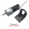 HJDIPCKYVG DC Gear Electronic Starter 12 Volt Reductor Engine High Speed High Torque 24V JGB37-3157 Package A 12V 10rpm view 2