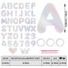 116PCS DIY Banner Customizable Birthday Banners Graduation Banner Custom Party Hanging Banner 111 Letters and Numbers, 3 Rope, 2 Threading Devices for Graduation Dazzling view 2