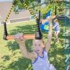 SELEWARE 3-Pack Kids Monkey Bars for Backyard & Indoor  Hanging Monkey Bars Ninja Line Accessories, Ninja Warrior Accessories for Obstacle Course Training view 2