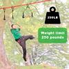 SELEWARE 3-Pack Kids Monkey Bars for Backyard & Indoor  Hanging Monkey Bars Ninja Line Accessories, Ninja Warrior Accessories for Obstacle Course Training view 4
