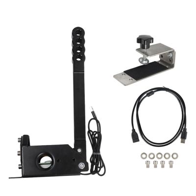 Vmohuyktx Portable Plug Play USB Handbrake Controller With High Sensitivity Sensors For G27 G29 Wheel PC Simulators Game Compact USB Handbrake For Racing