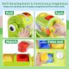 Aprilwolf Montessori Shape Sorter Learning Toys for 1 Years Old, Baby Toys 12-18 Months with 6 Sensory Shape Blocks, Developmental Infant Birthday Gifts for Toddler Age 1 2 3 view 2