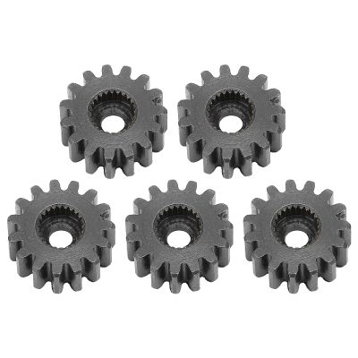 5pcs Servo Spur Gear Steel Durable Practical Industrial Parts 24 Internal Tooth Spline Module 0.8 (15 Teeth)