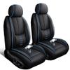 SOUIPA Car Seat Covers 2 Seats Fit for Mercedes-Benz GLE 580 2020-2024 2025,Waterproof Leather Seat Covers,Airbag Compatible,Car Seat Protectors Interior Sets(Front Set,Black&Blue) view 1