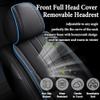 SOUIPA Car Seat Covers 2 Seats Fit for Mercedes-Benz GLE 580 2020-2024 2025,Waterproof Leather Seat Covers,Airbag Compatible,Car Seat Protectors Interior Sets(Front Set,Black&Blue) view 2