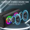 Bluechok Karaoke Machine,Outdoor Bluetooth Speaker, PA Speaker with 1 Wireless Karaoke Microphones Wireless for Adults Kids with Upgraded Subwoofer, Support TWS/TF/USB/AUX for Home Party Outdoor view 2