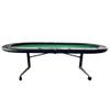 INO Design Foldable Poker Table for 10 Players 94 Inches Casion Game Style with Scroll Wheels, Green view 4
