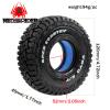 1.9-inch RC Double-Lined Inner Liner Crawler Tires OD: 120mm, New EVA+Foam Liner and Thick Tread, All-Terrain High Traction, Quiet, 4PCS, Compatible with All Brands of 1/10 RC Crawler Cars W218 view 2