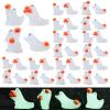 36Pcs Ghost Figurines, Luminous Resin Halloween Miniatures, Mini Halloween Decor for Hide and Seek DIY Gifts Landscape Decor Miniatures view 1