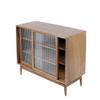 1:6 Scale Combo Cabinets Set Book Shelves Cupboard Dollhouse Decoration Wooden Miniature Furniture for Dollhouse Living Room view 4
