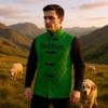 Belbuc Sleeveless Padded Gambeson Medieval Costume Jacket, Green, Thick Padding, for Men (5XL) view 2