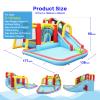 7-in-1 Inflatable Water Park Bounce House with Slide, Splash Pool, Climbing Wall, Basketball & Soccer - Large 14.7ft Kids Outdoor Jumping Castle for Backyard view 3