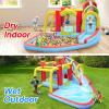 7-in-1 Inflatable Water Park Bounce House with Slide, Splash Pool, Climbing Wall, Basketball & Soccer - Large 14.7ft Kids Outdoor Jumping Castle for Backyard view 4