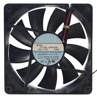 for 4710KL-05W-B30 24V 0.20A 3.6W 2200RPM 12cm 12025 120x120x25mm Double Ball Bearing Cooling Fan