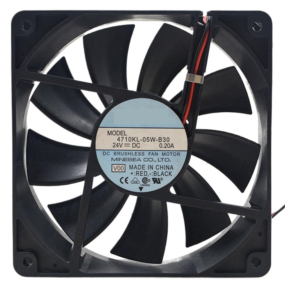 for 4710KL-05W-B30 24V 0.20A 3.6W 2200RPM 12cm 12025 120x120x25mm Double Ball Bearing Cooling Fan